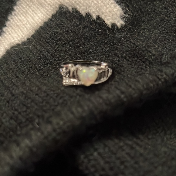 SOLD🧿🧿🧿🧿🧿🧿🧿SILVER FIRE 🔥 OPAL MOM 💍 RING 925 SZ.9🆕🏷️ - Picture 12 of 16